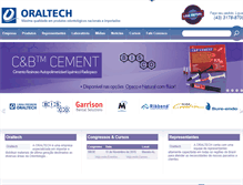 Tablet Screenshot of oraltech.com.br